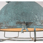 Hopedale Vintage Industrial Antique Green Pendant Light