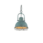 Hopedale Vintage Industrial Antique Green Pendant Light