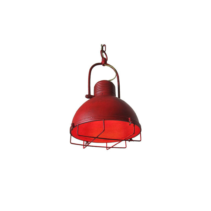 Hopedale Vintage Industrial Antique Green Pendant Light