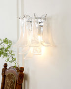 Aurora Wall Lamp Petal Glass Horseshoe Shaped Minimalist