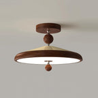 Belano Wooden Frame Round Ceiling Lamp