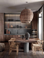 Wickora Vintage Wicker Pendant Lamp