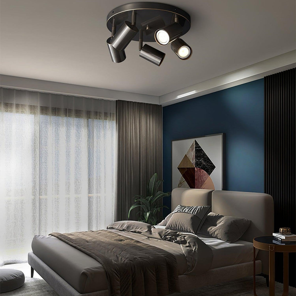 Solara Ceiling Lamp Cylinder Adjustable Contemporary - image 6
