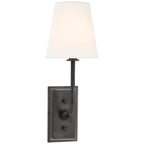 Silva Tapered Modern Fabric Wall Light - image 25