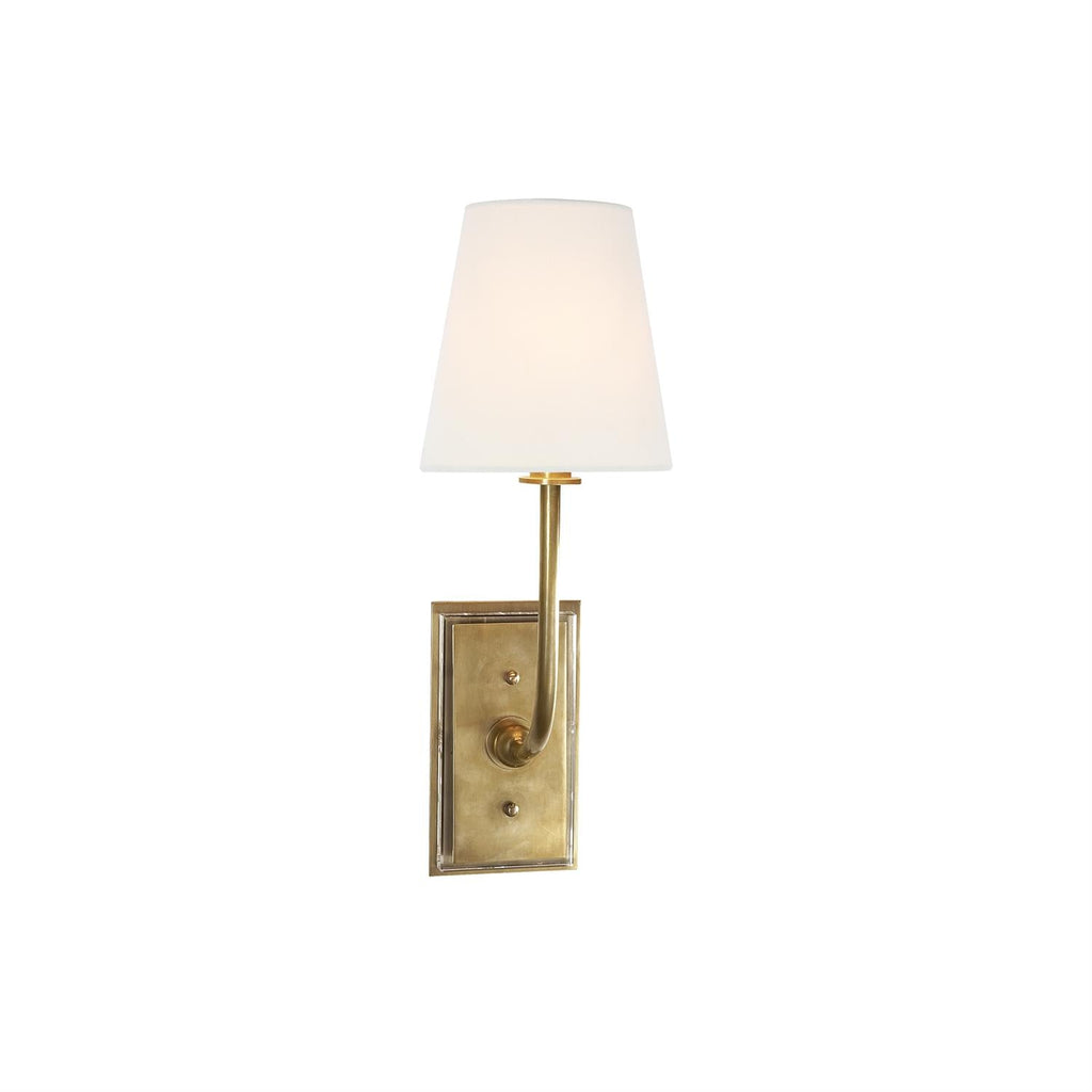 Silva Tapered Modern Fabric Wall Light - image 1