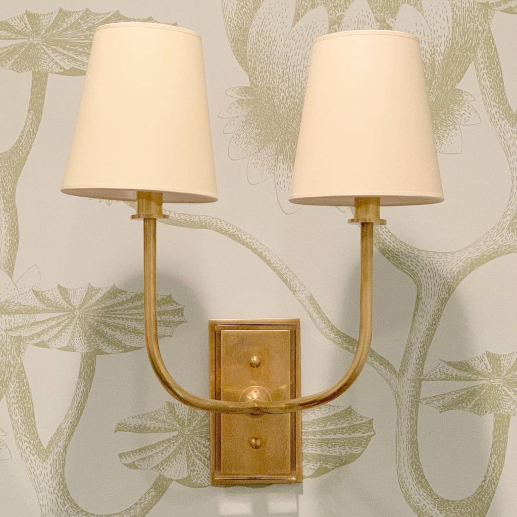 Silva Tapered Modern Fabric Wall Light - image 2