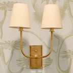 Silva Tapered Modern Fabric Wall Light - image 2