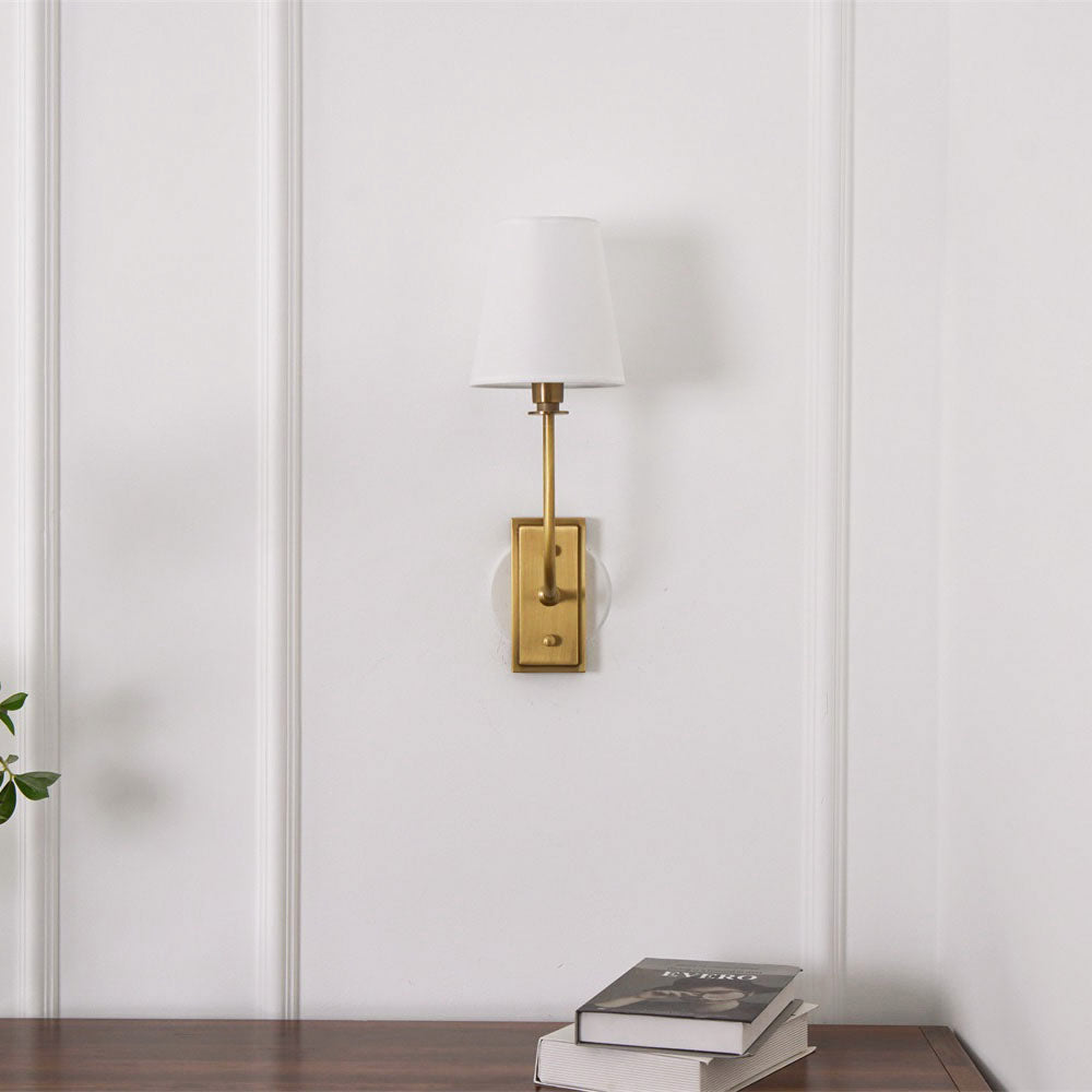 Silva Tapered Modern Fabric Wall Light - image 7