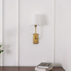 Silva Tapered Modern Fabric Wall Light - image 7