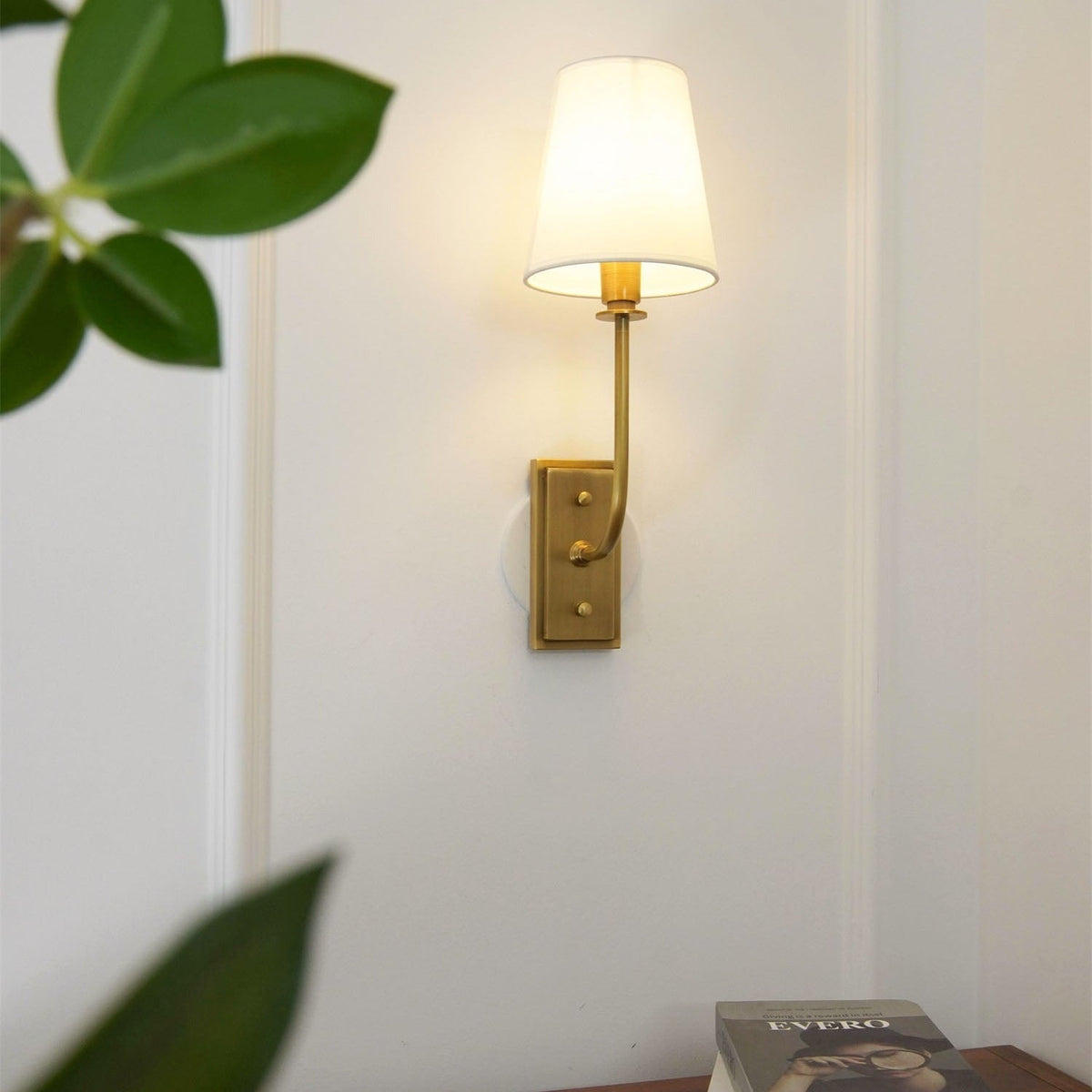 Silva Tapered Modern Fabric Wall Light - image 8