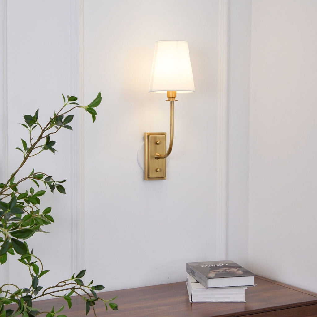 Silva Tapered Modern Fabric Wall Light - image 10