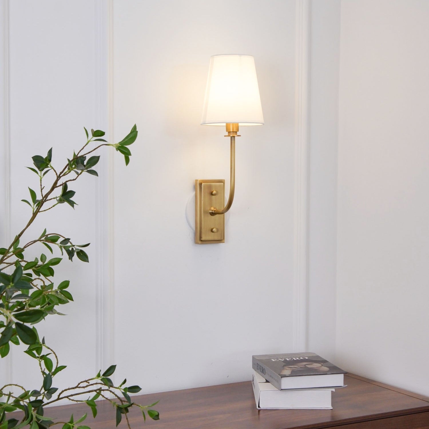 Silva Tapered Modern Fabric Wall Light - image 10