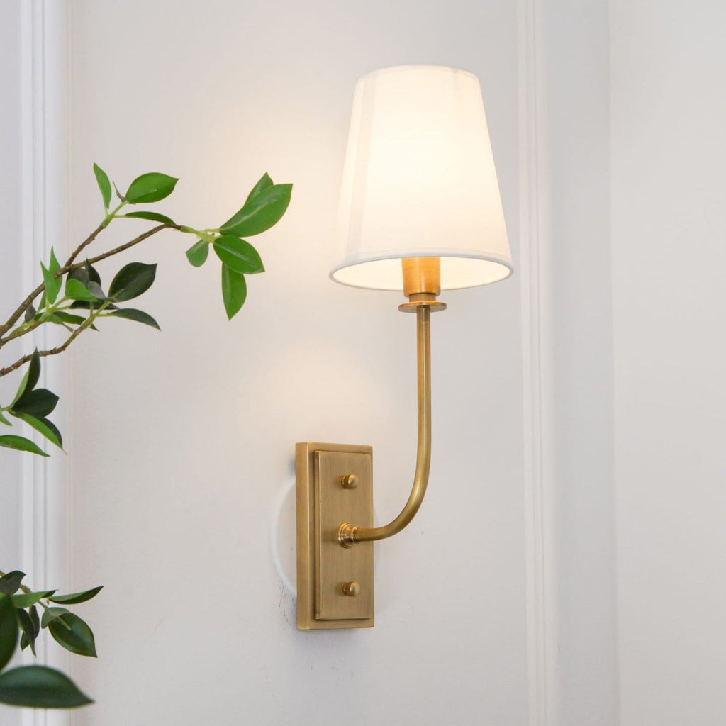 Silva Tapered Modern Fabric Wall Light - image 15