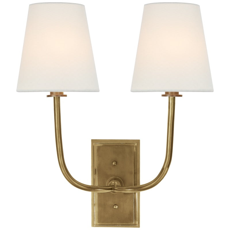 Silva Tapered Modern Fabric Wall Light - image 26