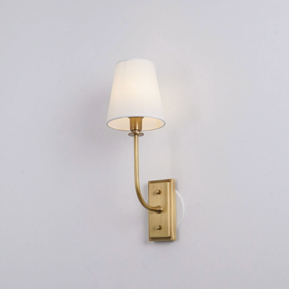 Silva Tapered Modern Fabric Wall Light - image 18