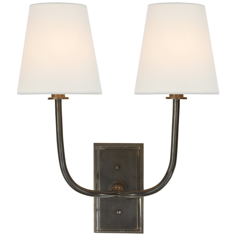 Silva Tapered Modern Fabric Wall Light - image 27