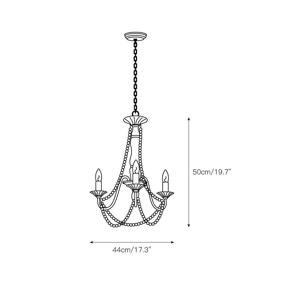 Eursoria Postmodern Luxury Wooden Pendant Lamp