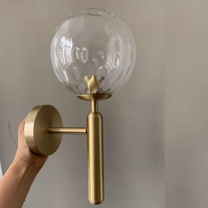 Valentina Wall Lamp Modern Globe Glass Hallway