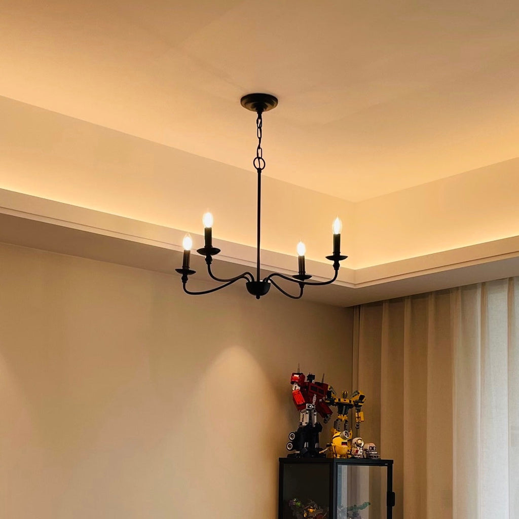 Silva Retro Vintage Candle Chandelier