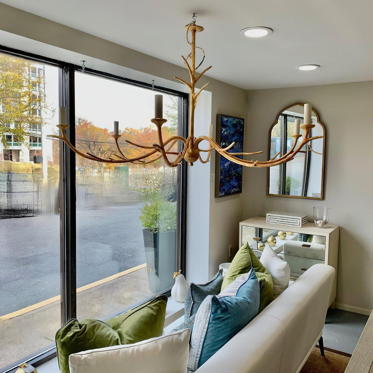 Iberia Chandelier Branch-Arm Serenity