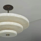 Liora Minimalist Alabaster Pendant Light Chandelier