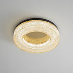 Ashaionis Ice Crack Circle Resin Ceiling Lamp