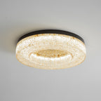 Ashaionis Ice Crack Circle Resin Ceiling Lamp