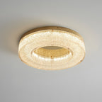 Ashaionis Ice Crack Circle Resin Ceiling Lamp