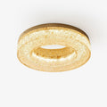 Ashaionis Ice Crack Circle Resin Ceiling Lamp