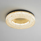 Ashaionis Ice Crack Circle Resin Ceiling Lamp