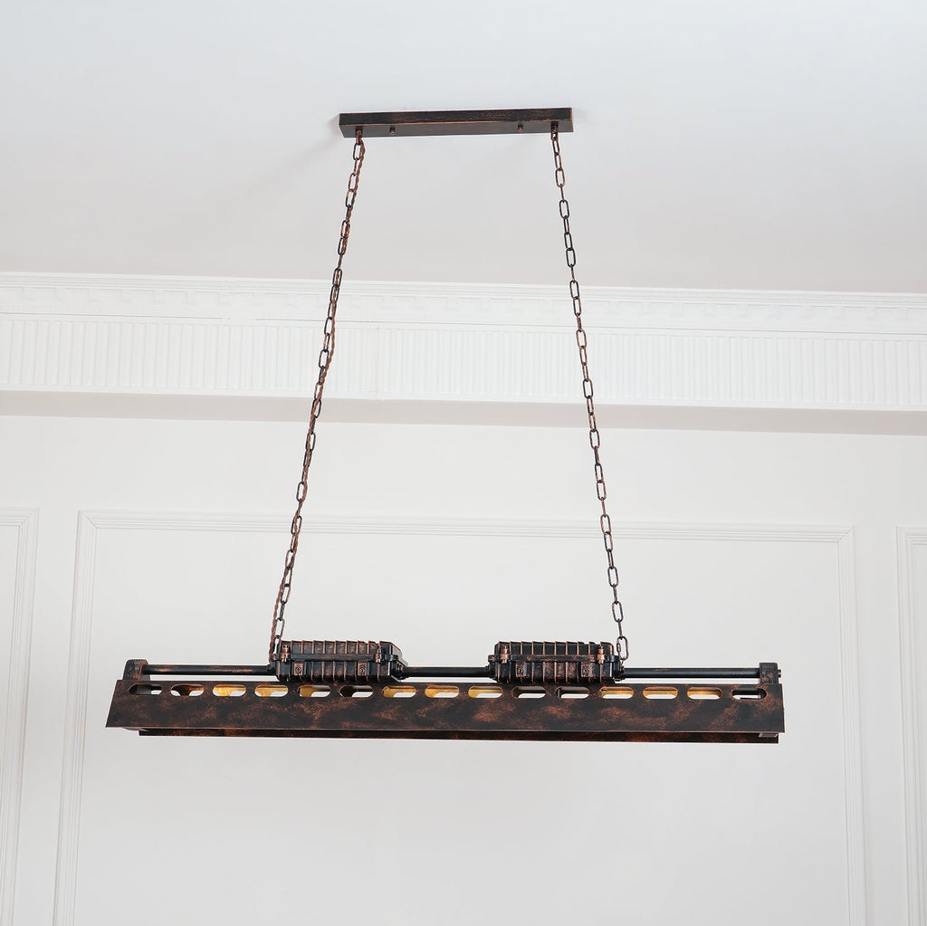 Epoch Industrial Steampunk Indoor Chandelier