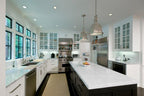 Solara Pendant Lamp Brass Ribbed Dome Industrial