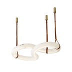 Althaen Postmodern Luxury Brown Alabaster Chandelier