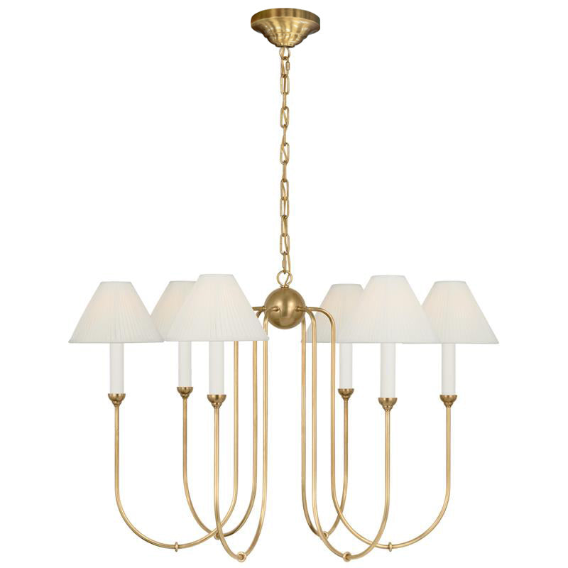 Cotalisra Vintage Industrial Fabric Chandelier