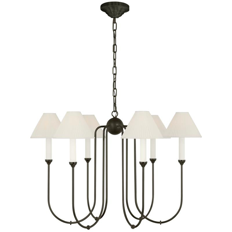 Cotalisra Vintage Industrial Fabric Chandelier