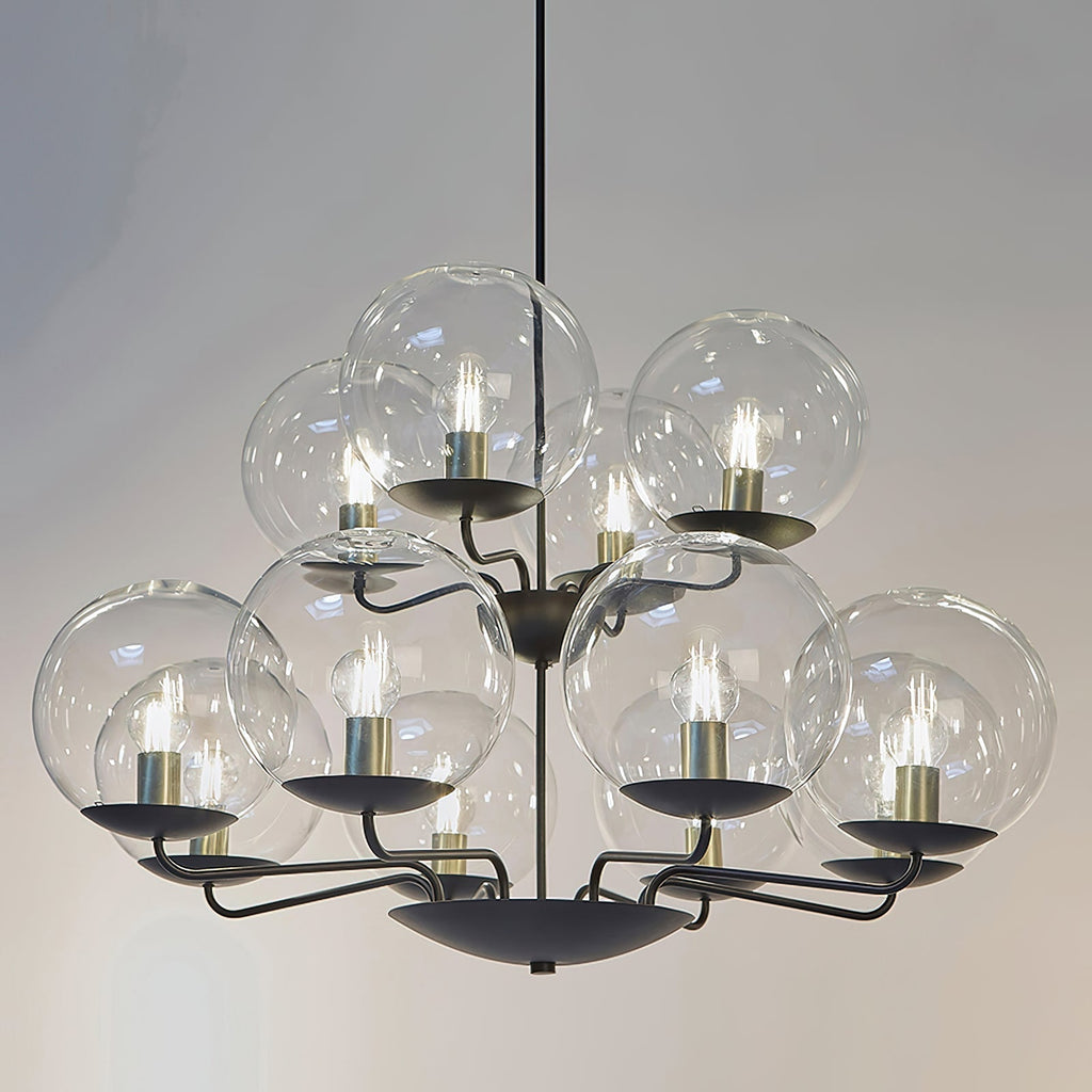 Calaeor Premium Elegance Glass Chandelier
