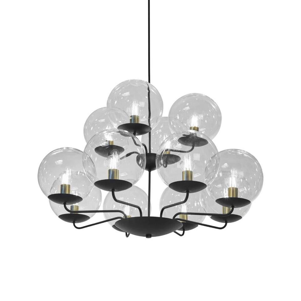 Calaeor Premium Elegance Glass Chandelier