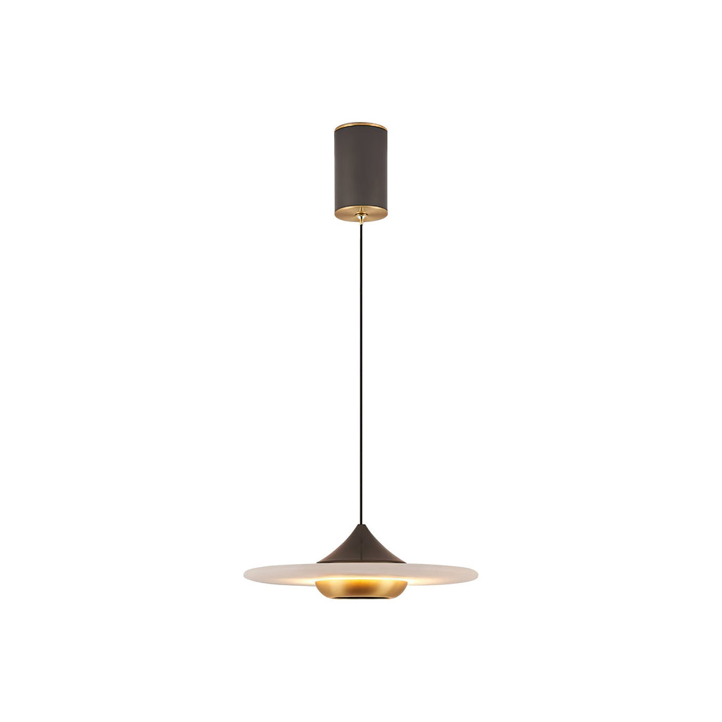 Cimirora Modern Minimalist LED Alabaster Pendant Light