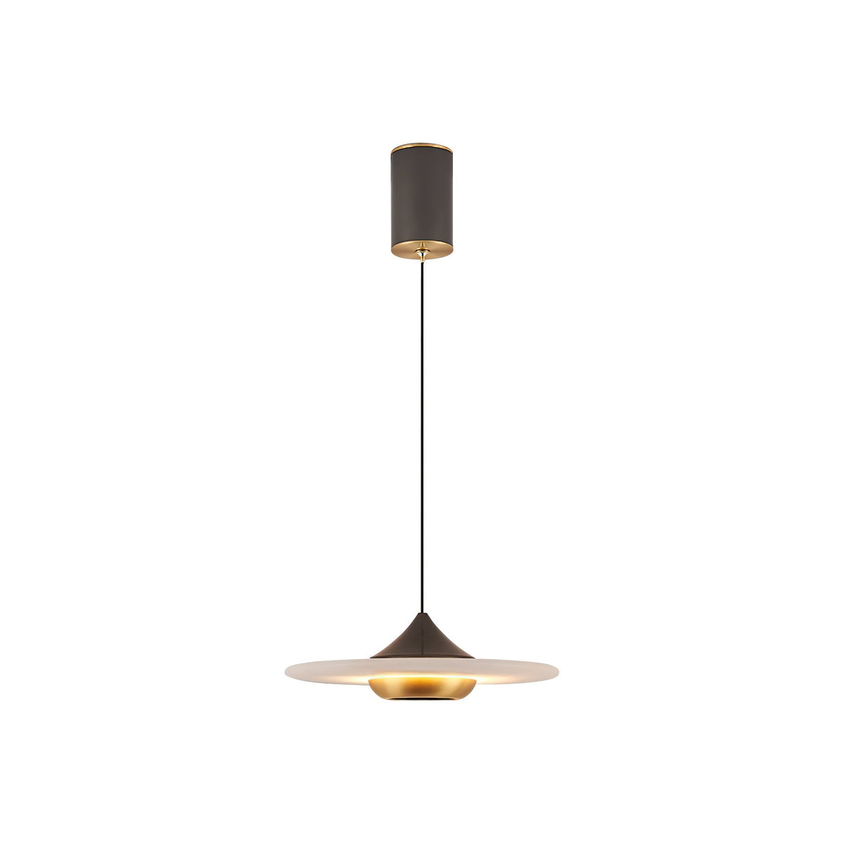 Cimirora Modern Minimalist LED Alabaster Pendant Light