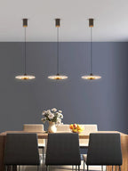 Cimirora Modern Minimalist LED Alabaster Pendant Light