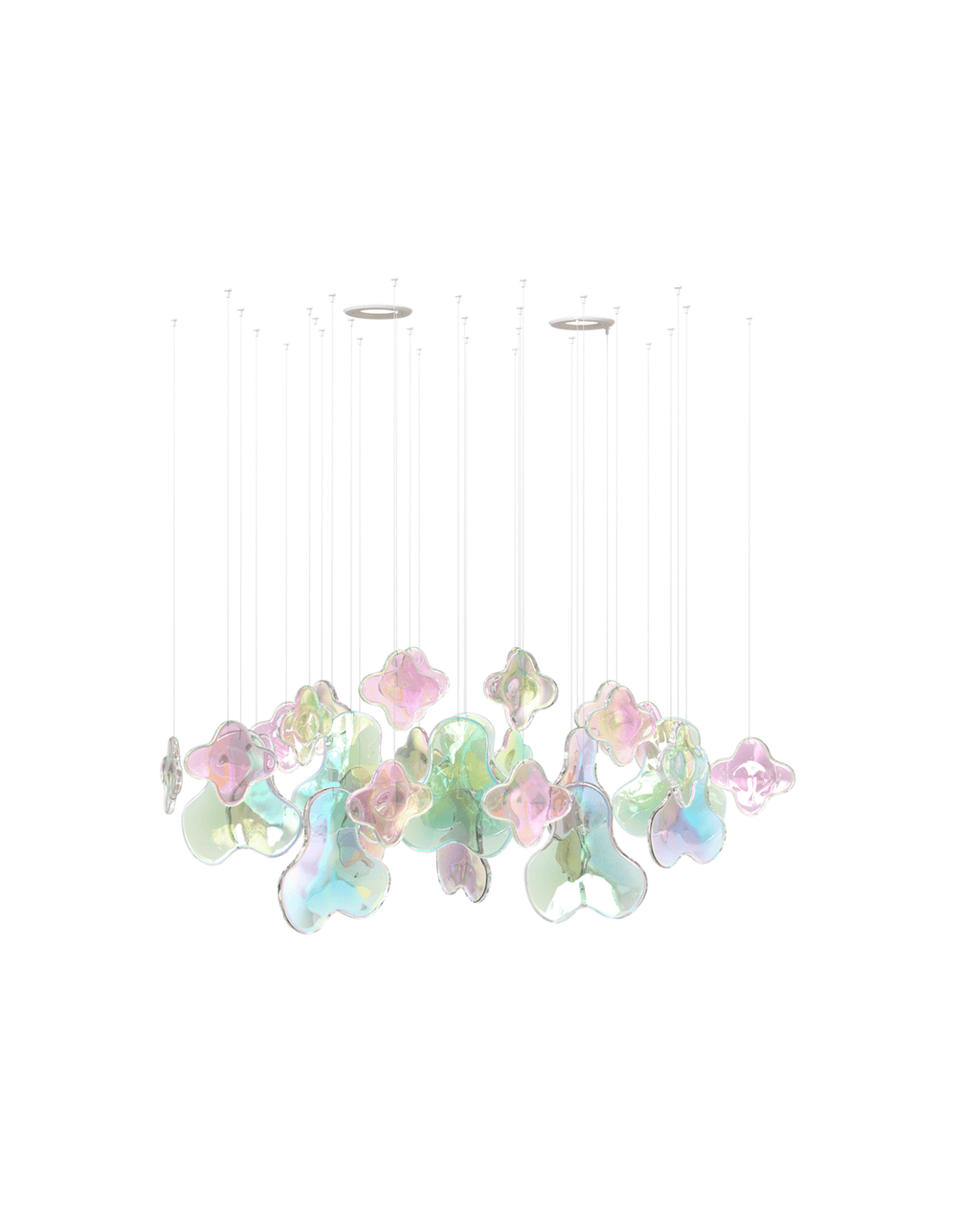 Iris Modern Luxury Glass Chandelier