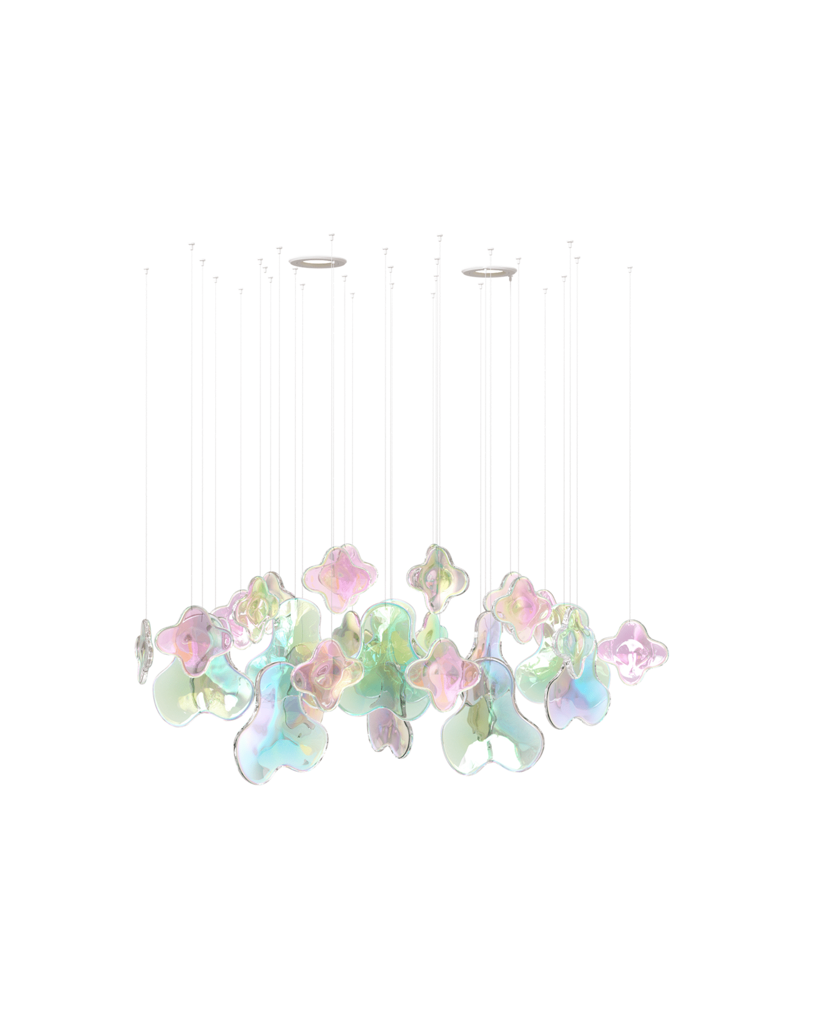 Iris Modern Luxury Glass Chandelier