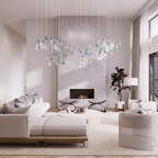 Iris Modern Luxury Glass Chandelier