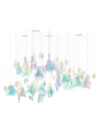Iris Modern Luxury Glass Chandelier