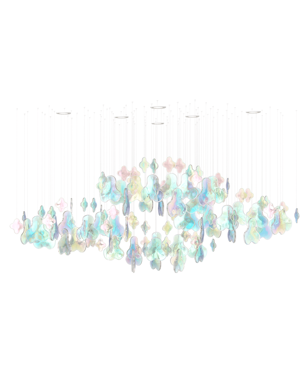 Iris Modern Luxury Glass Chandelier
