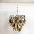 Aurora Chandelier Isabella Gold Petal Layered