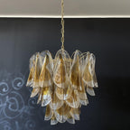 Aurora Chandelier Isabella Gold Petal Layered
