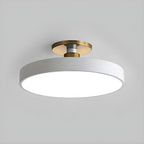 Solara Ceiling Lamp Flush Mount Black and Gold Modern