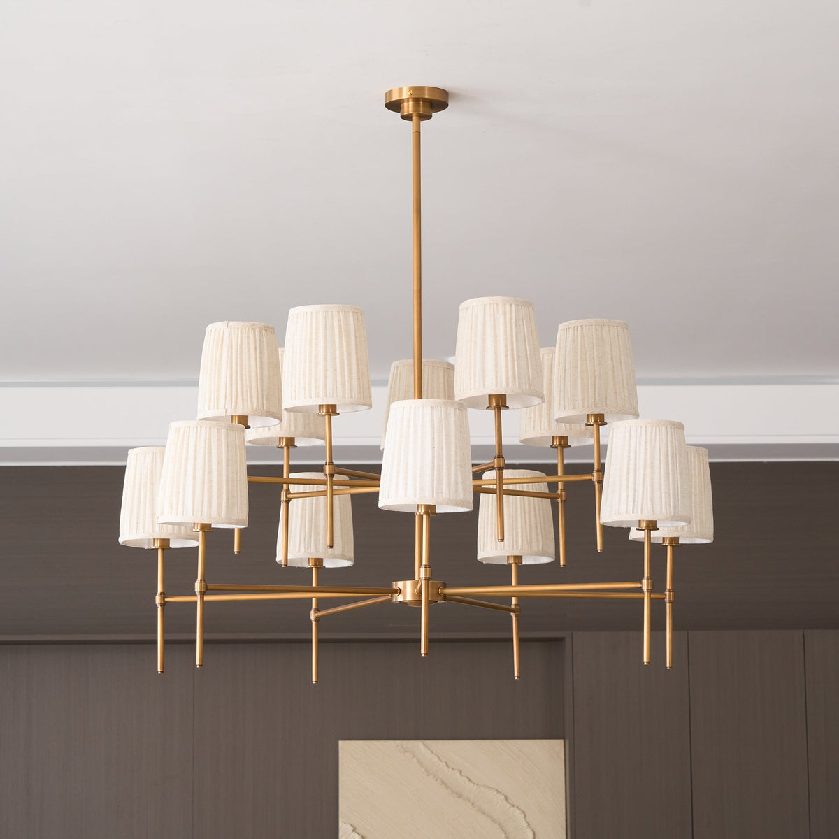 Erthaos Premium Elegance Fabric Chandelier
