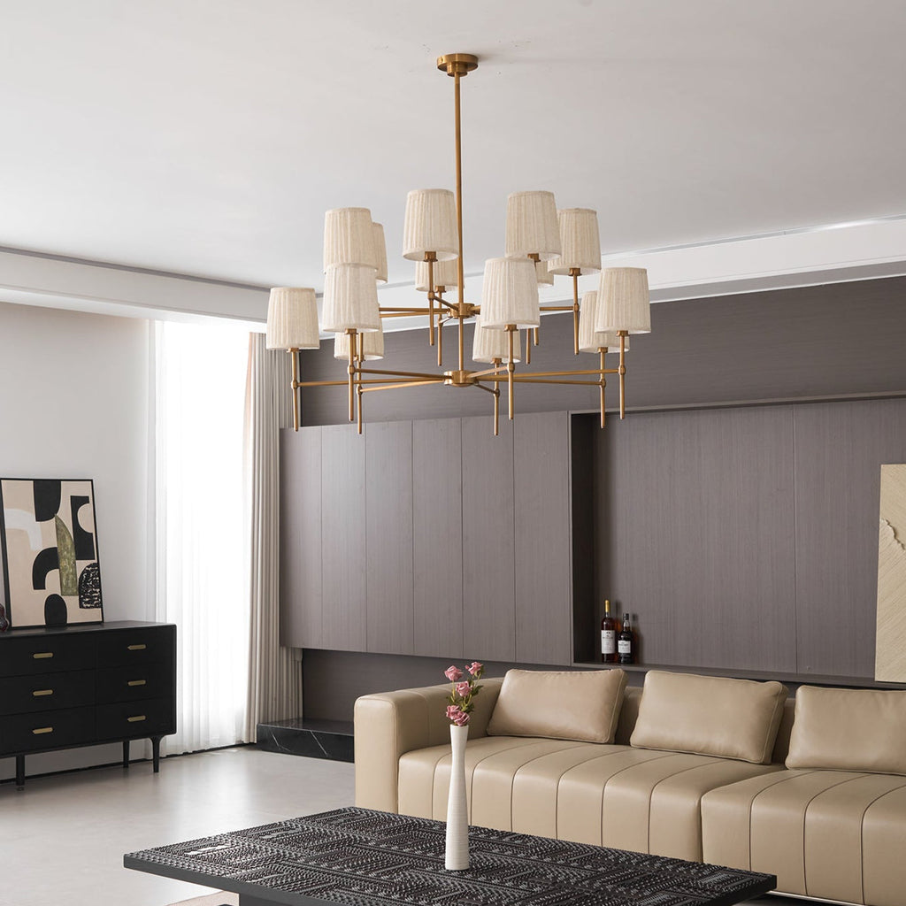 Erthaos Premium Elegance Fabric Chandelier